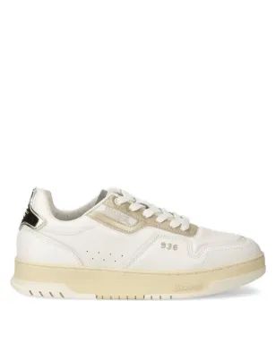 Blauer Damen sneakers - White - サムネイル1
