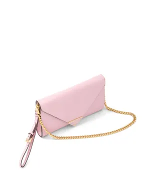 Prada サフィアーノレザー エンベロープ型クラッチバッグ - ピンク - サムネイル5