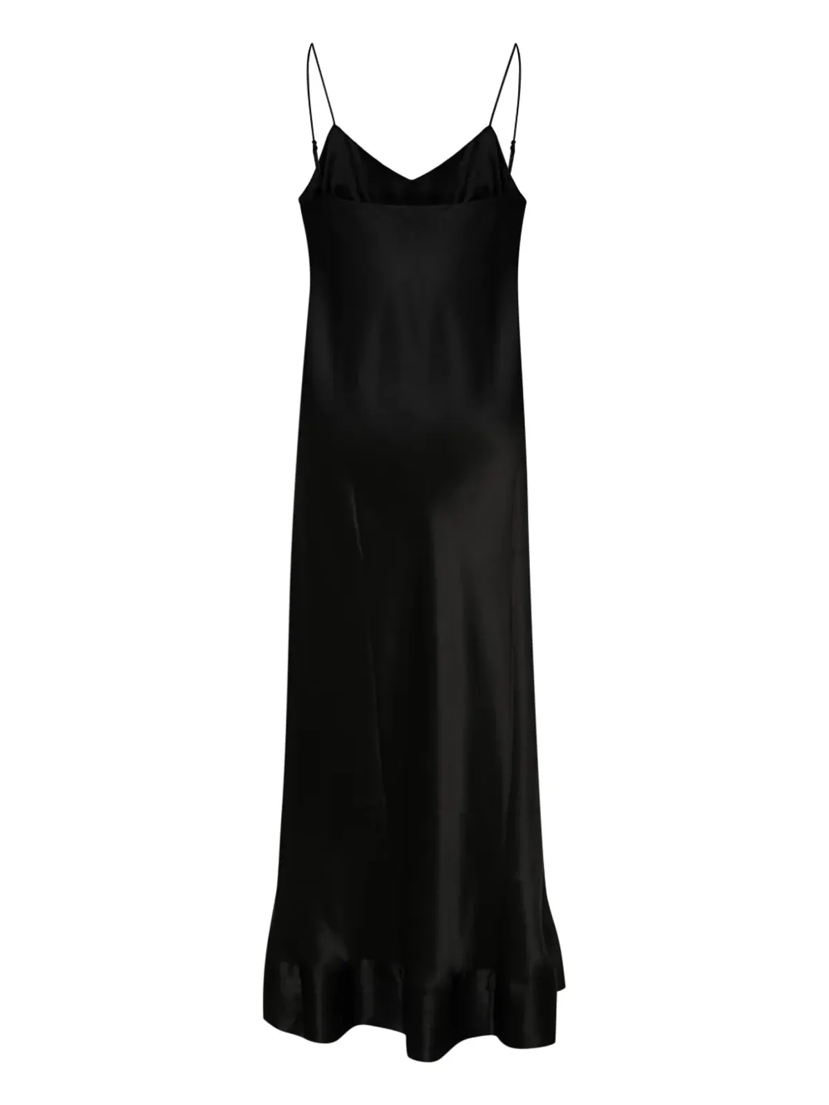 Carine Gilson V-neck silk maxi dress - ブラック - 画像2