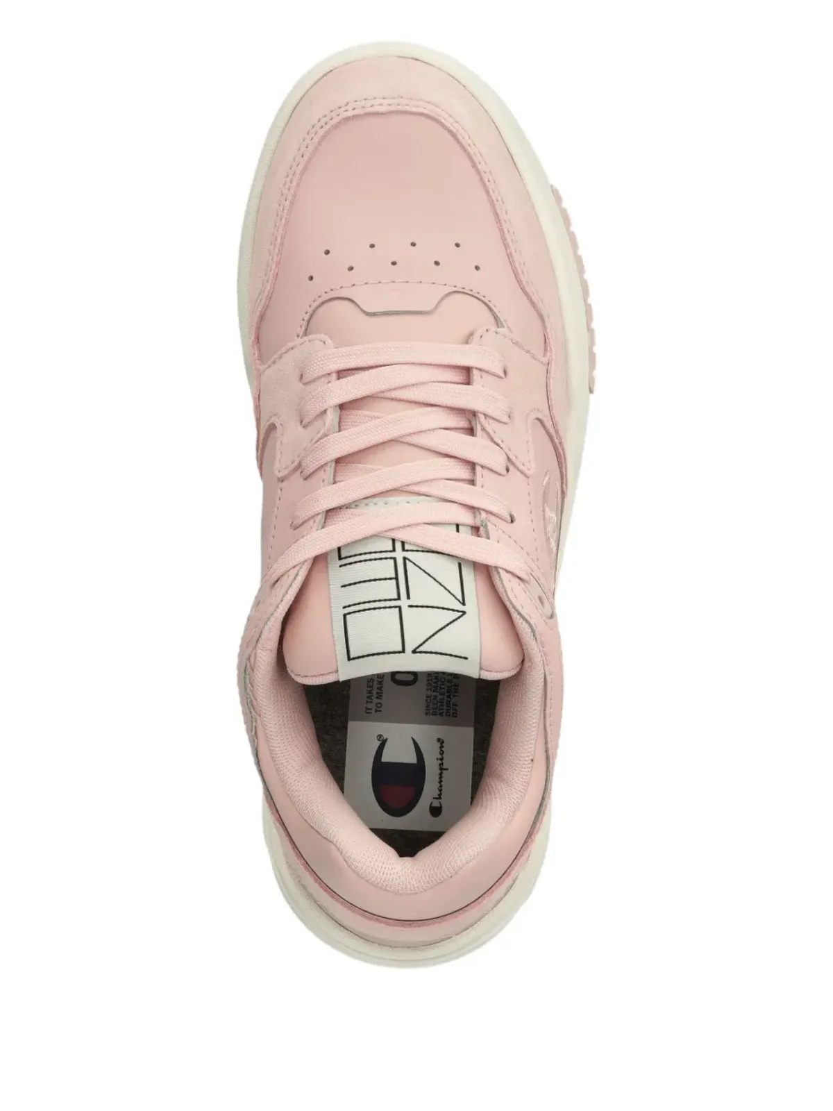 Champion ロゴディテールパンチングスニーカー（ピンク） - 画像3