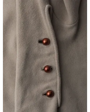 Prada ロング スエード グローブ - グレー - サムネイル2