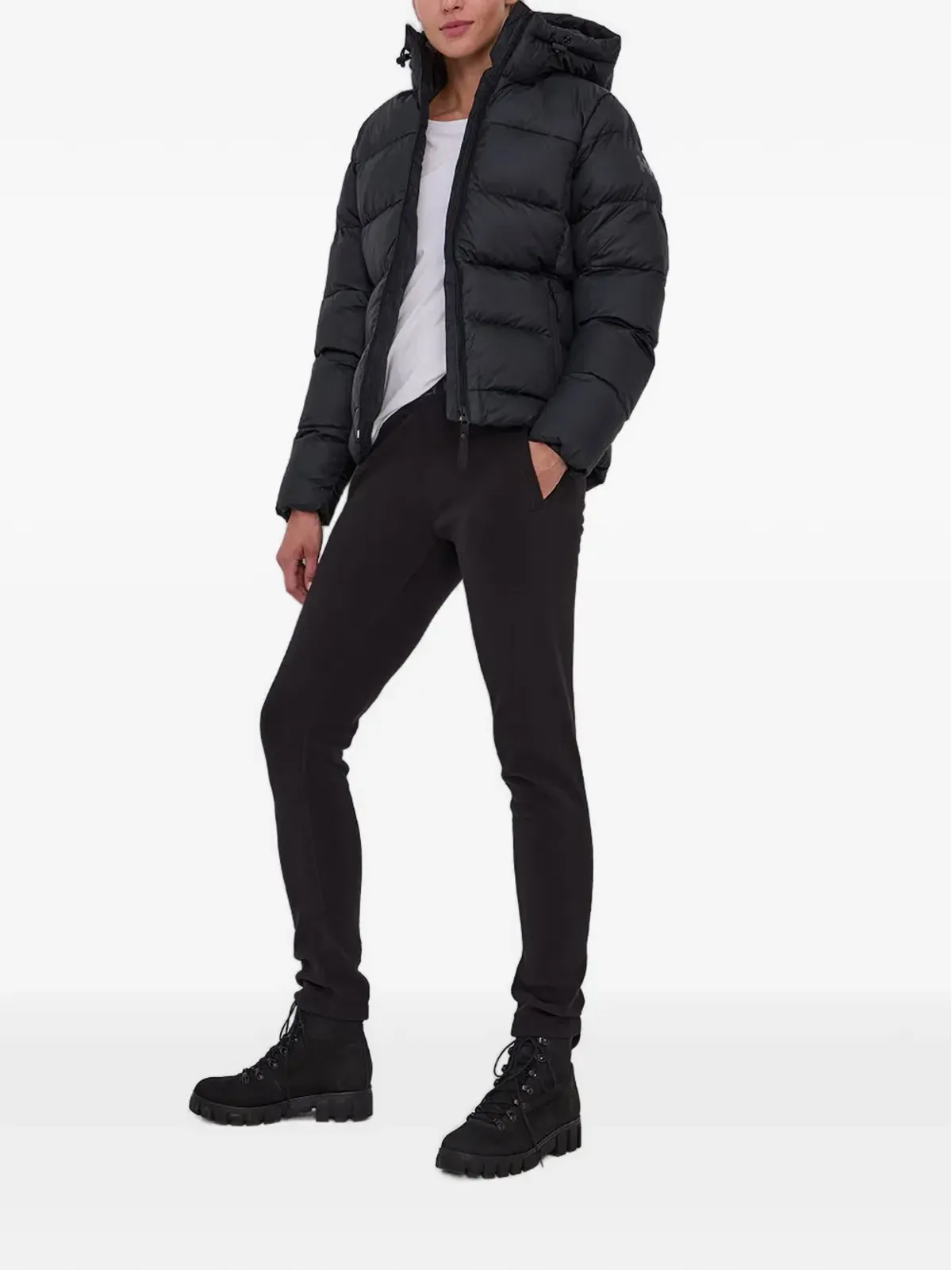 Helly Hansen フード付きパッド入りデザインジャケット - 画像2