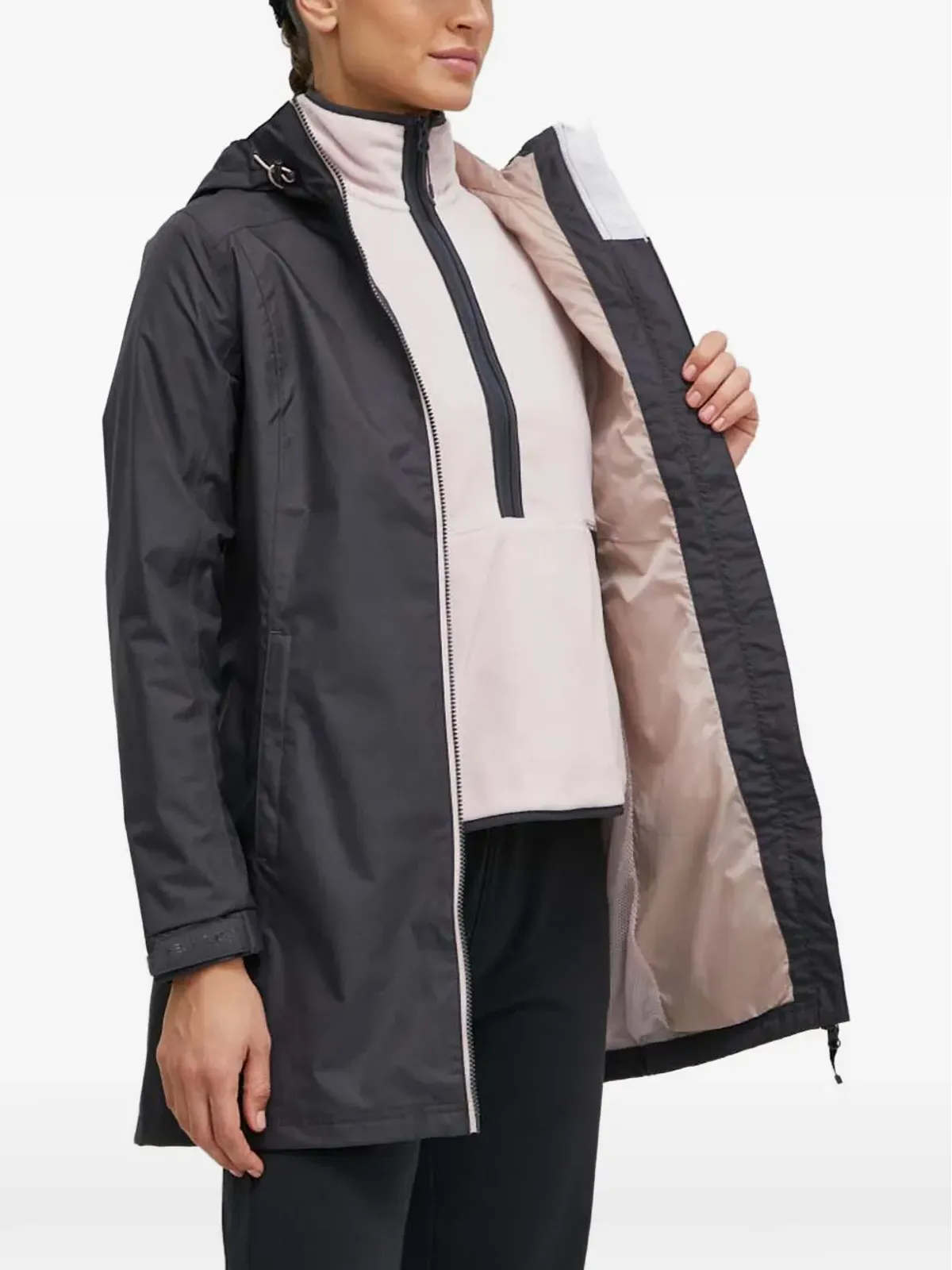 Helly Hansen ジップアップフード付きレインコート - 画像3