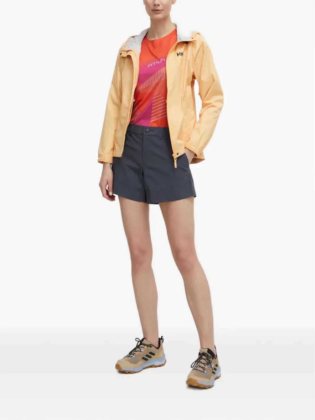 Helly Hansen フード付きロゴディテールジャケット - 画像2