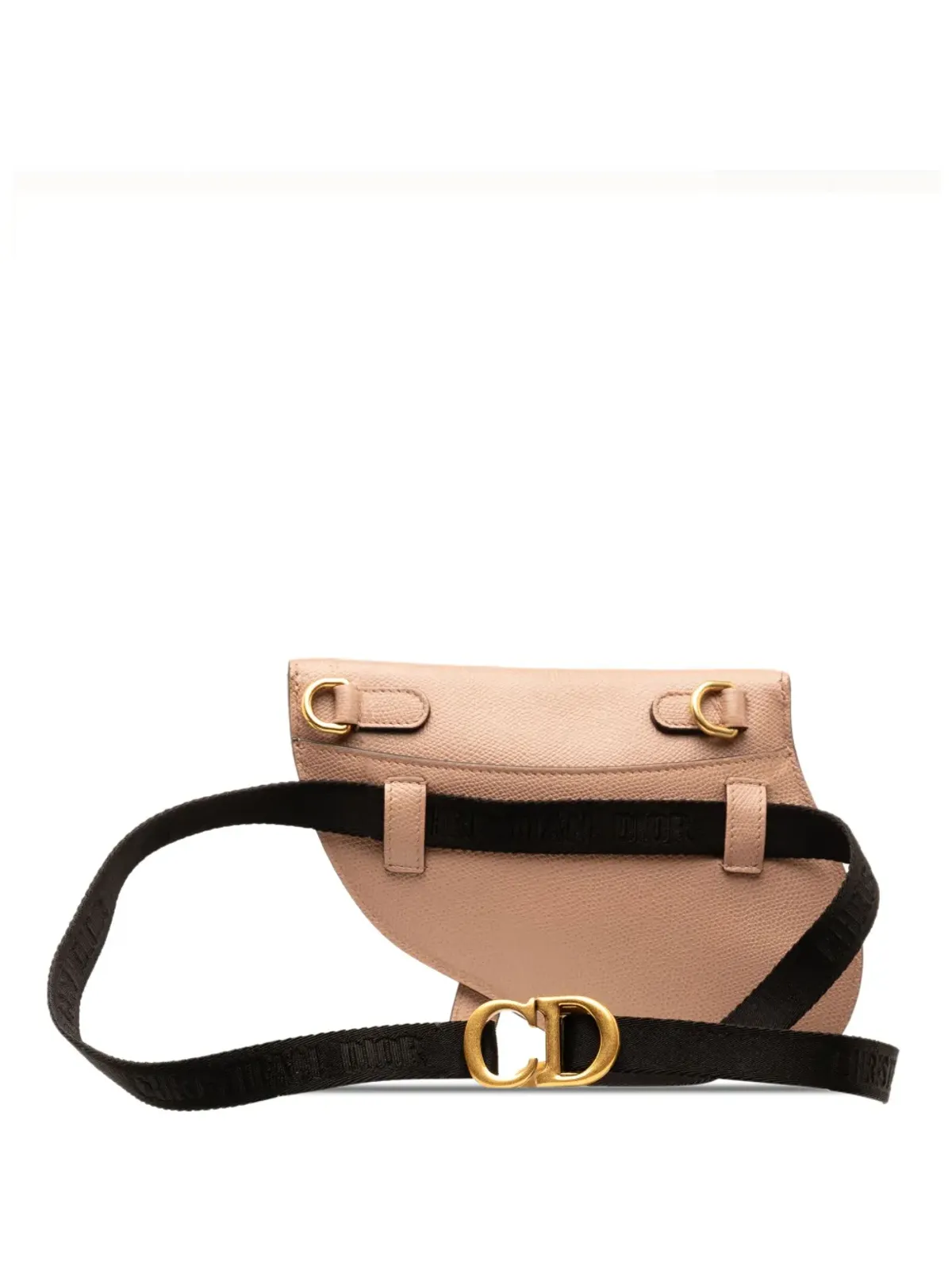 Christian Dior ビンテージ 2019年 レザー サドルベルトバッグ ブラウン - 画像2