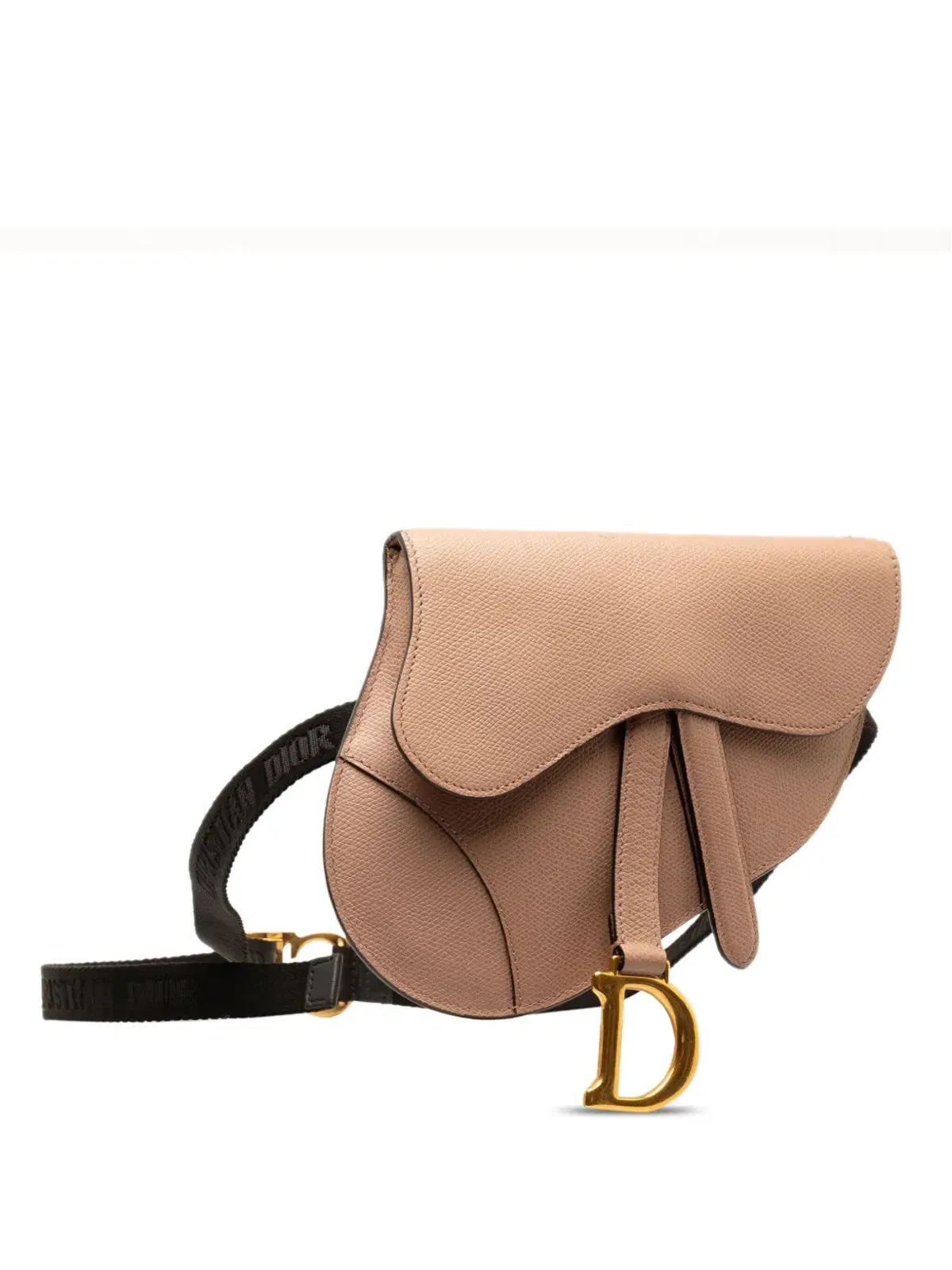 Christian Dior ビンテージ 2019年 レザー サドルベルトバッグ ブラウン - 画像3