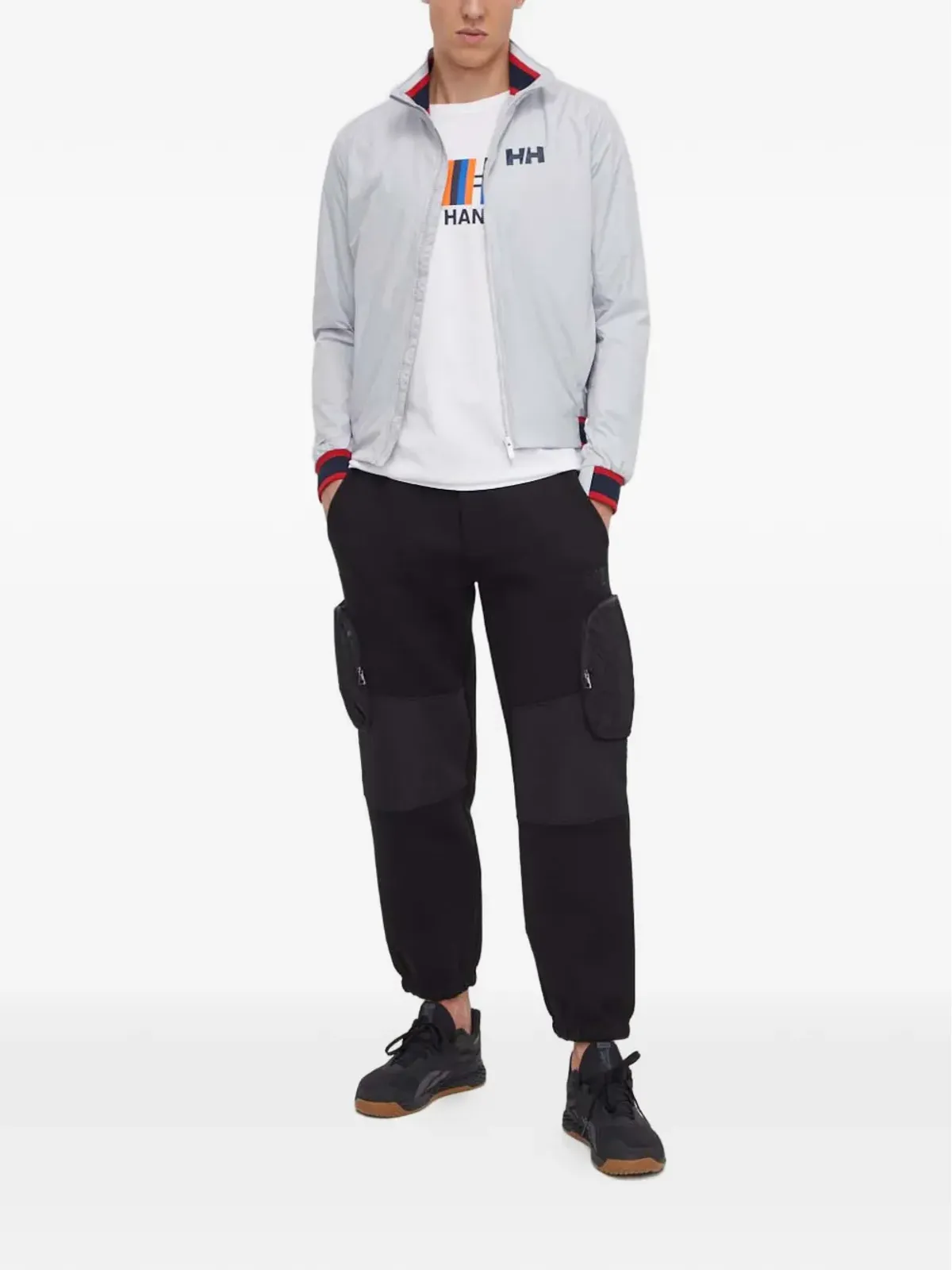 Helly Hansen ジップ付きロゴ入り軽量ジャケット - 画像2
