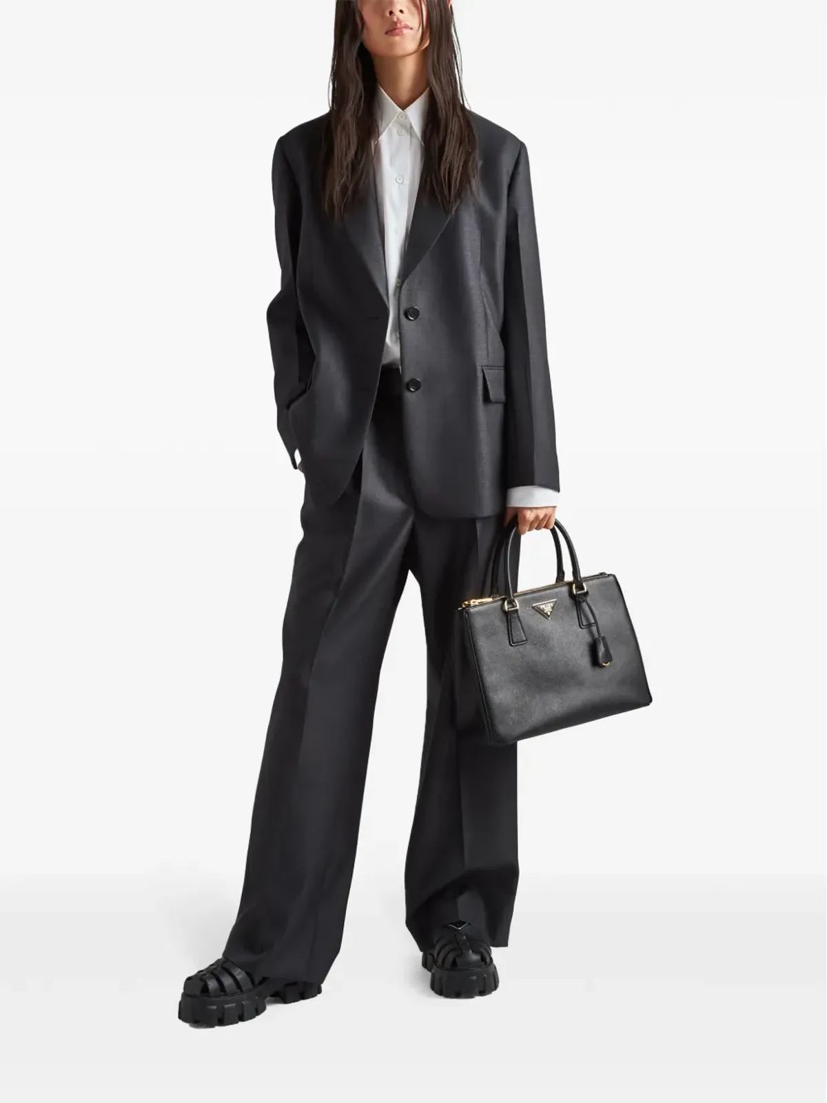 Prada 大型 ガレリア トートバッグ - 画像2