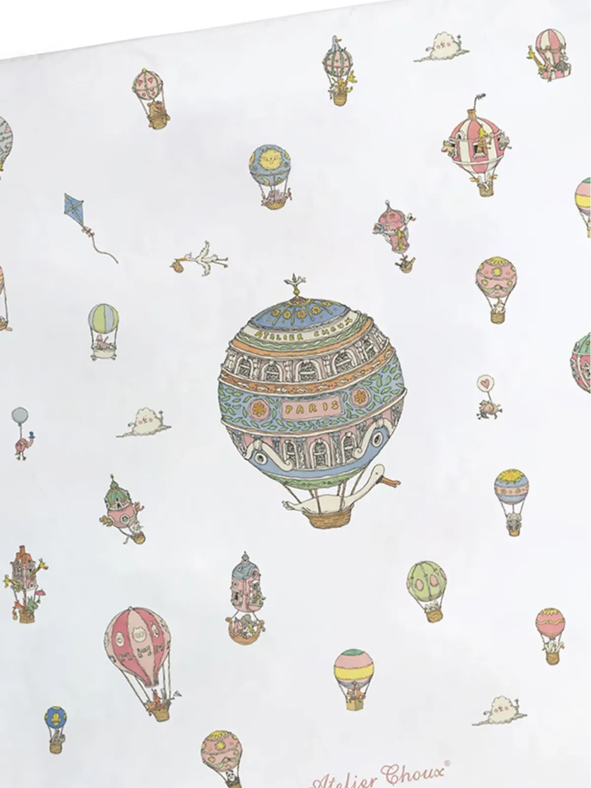 Atelier Choux バルーンとカルーセルのチェンジングマットセット - 画像4