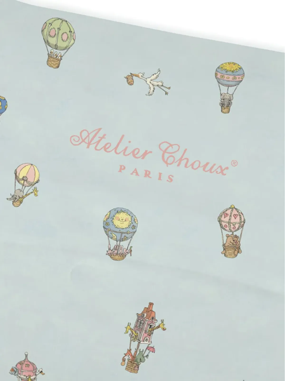Atelier Choux 動物の館と風船プリント ピロー - 画像4