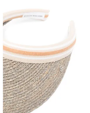 Helen Kaminski ビアンカ インターウーブン・サンバイザーハット（グレー） - サムネイル2