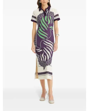 Tory Burch メッシュポロドレス - ベージュ - サムネイル2