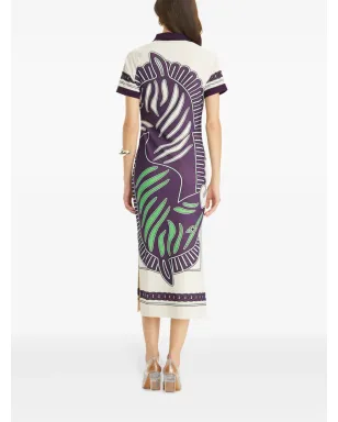 Tory Burch メッシュポロドレス - ベージュ - サムネイル3
