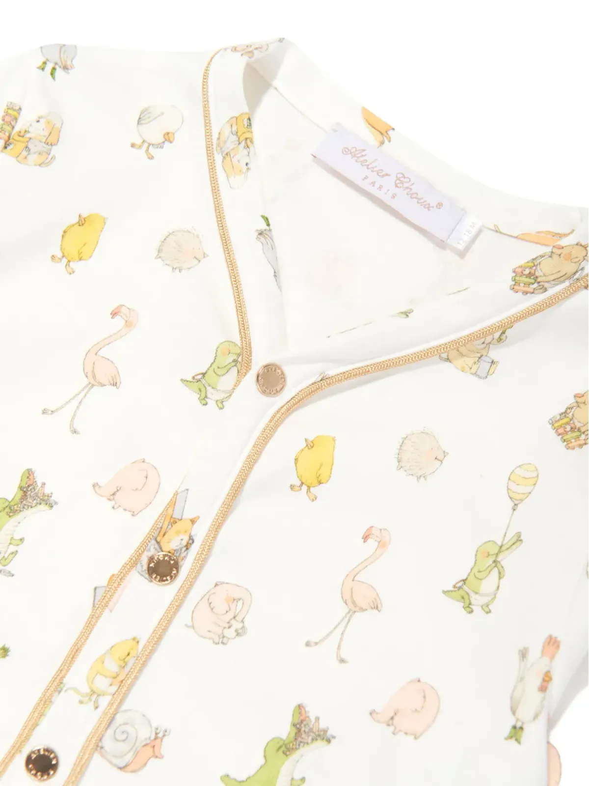 Atelier Choux グラフィックプリント オーガニックコットン パジャマ - 画像3