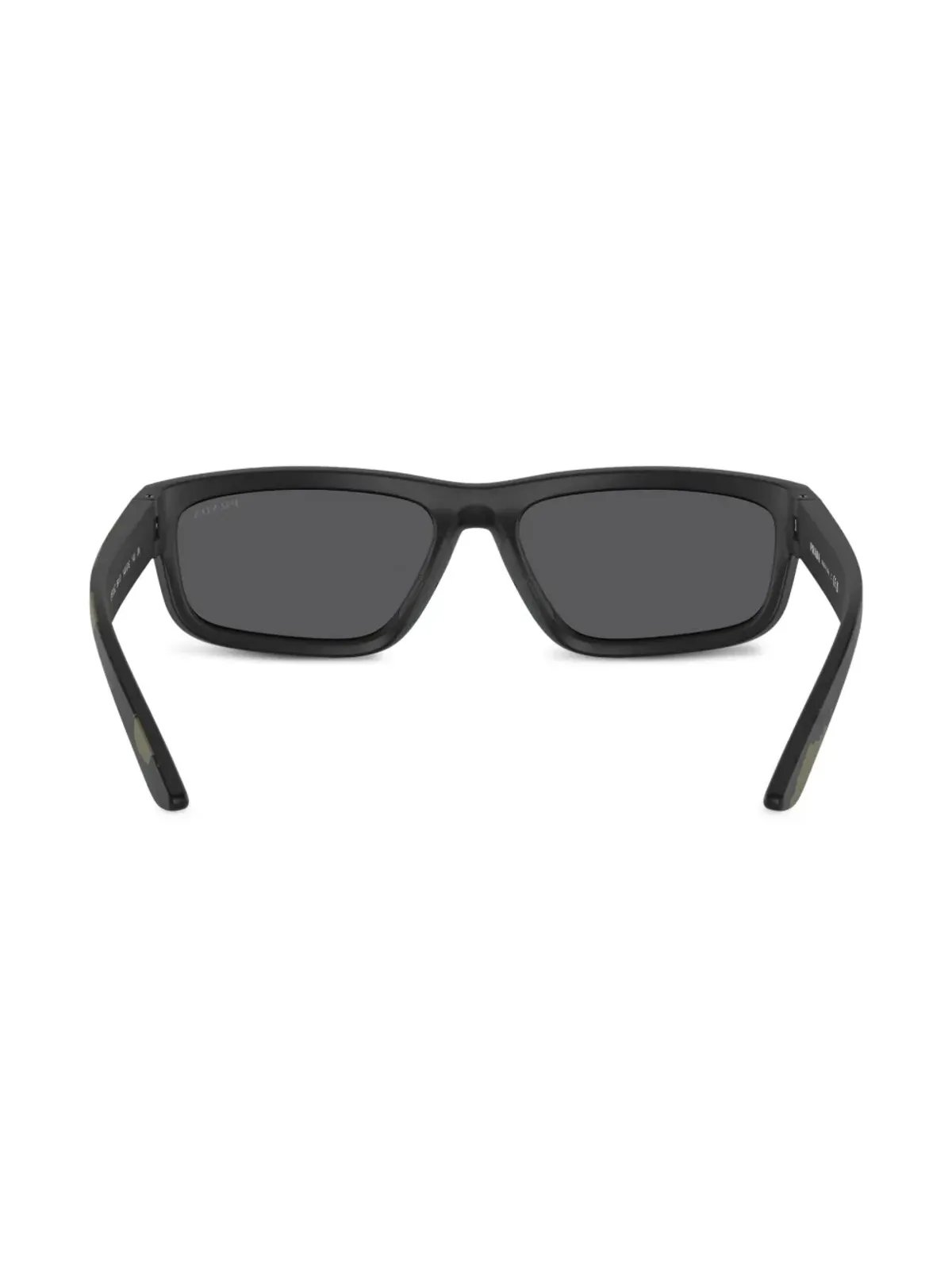 Prada Linea Rossa カモフラージュ柄 レクタングルフレーム サングラス - グリーン - 画像4