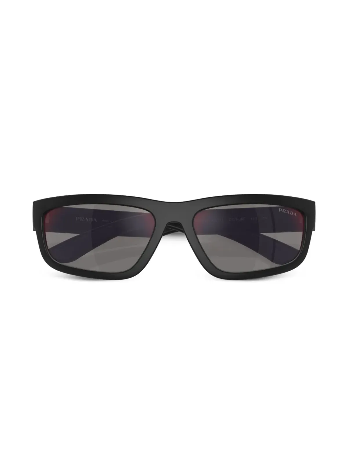 Prada Linea Rossa プリント レクタングルフレーム サングラス - 画像5