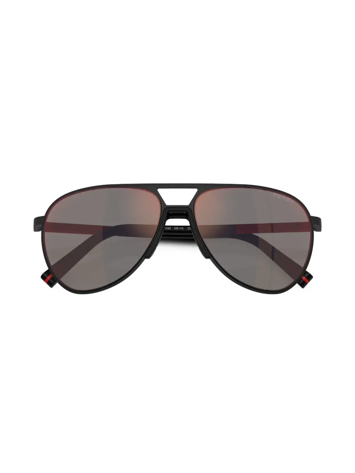 Prada Linea Rossa プリント パイロットフレーム サングラス - 画像5