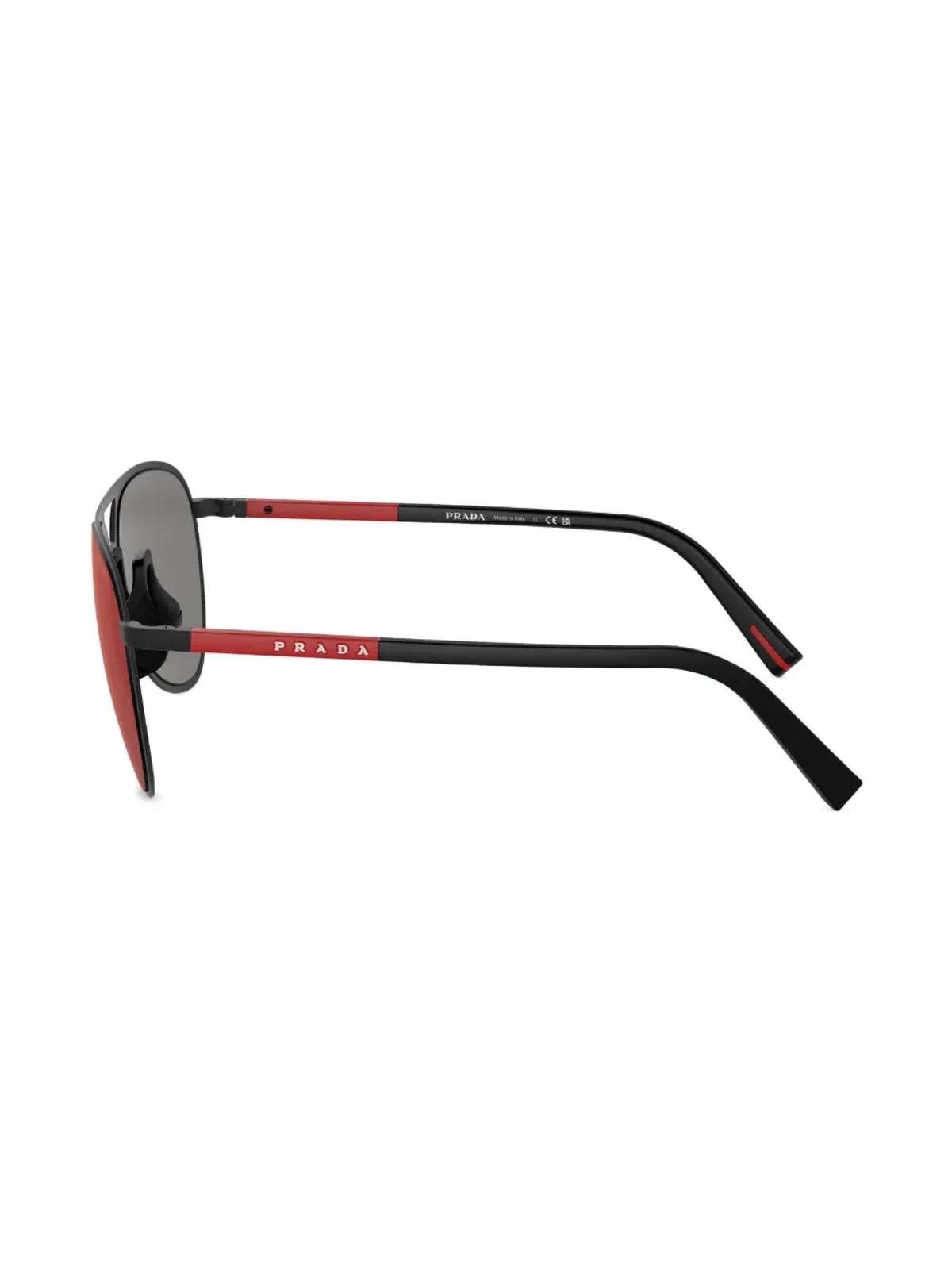 Prada Linea Rossa プリント パイロットフレーム サングラス - 画像3