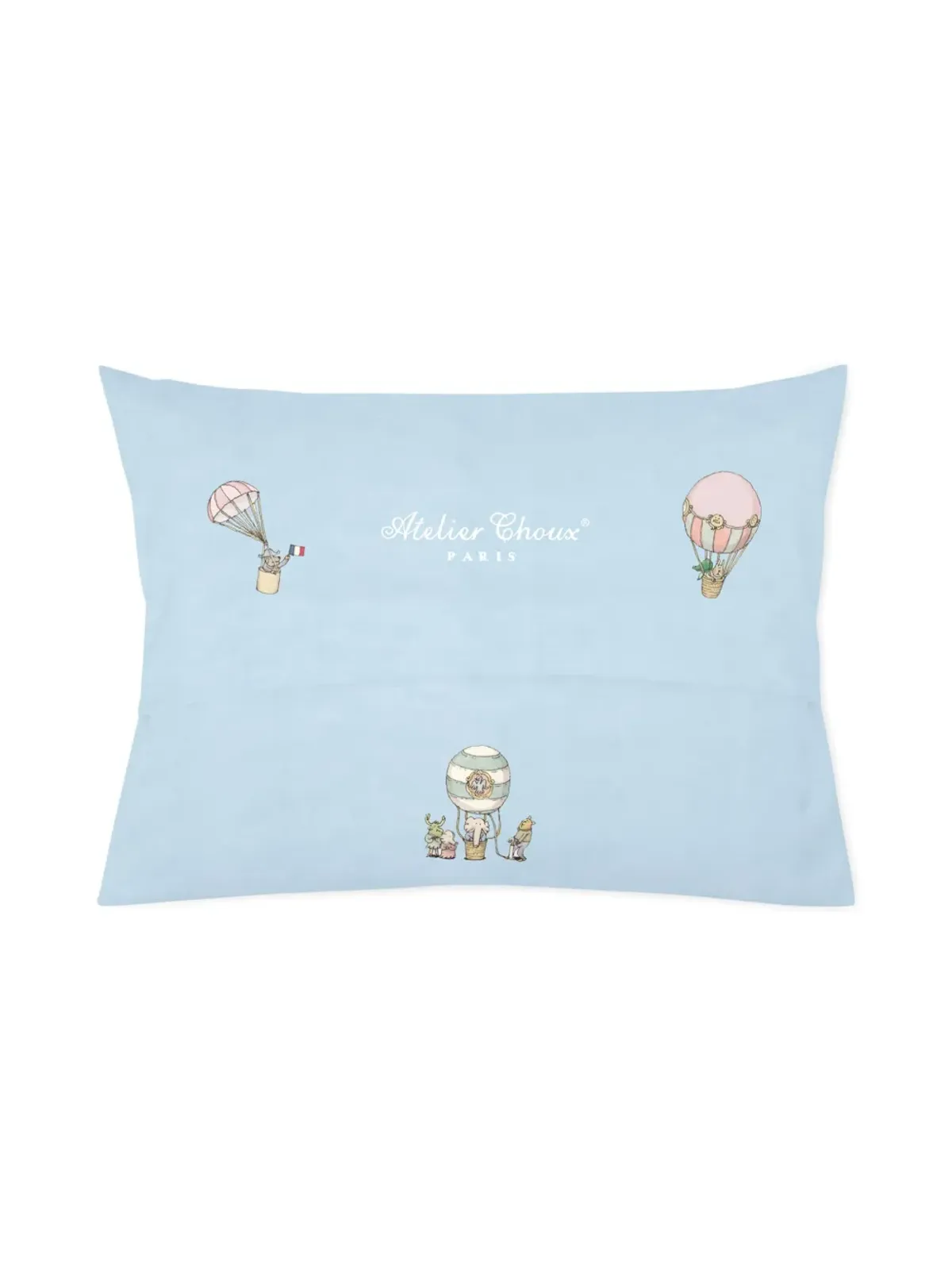 Atelier Choux パリと風船プリント枕 - 画像2