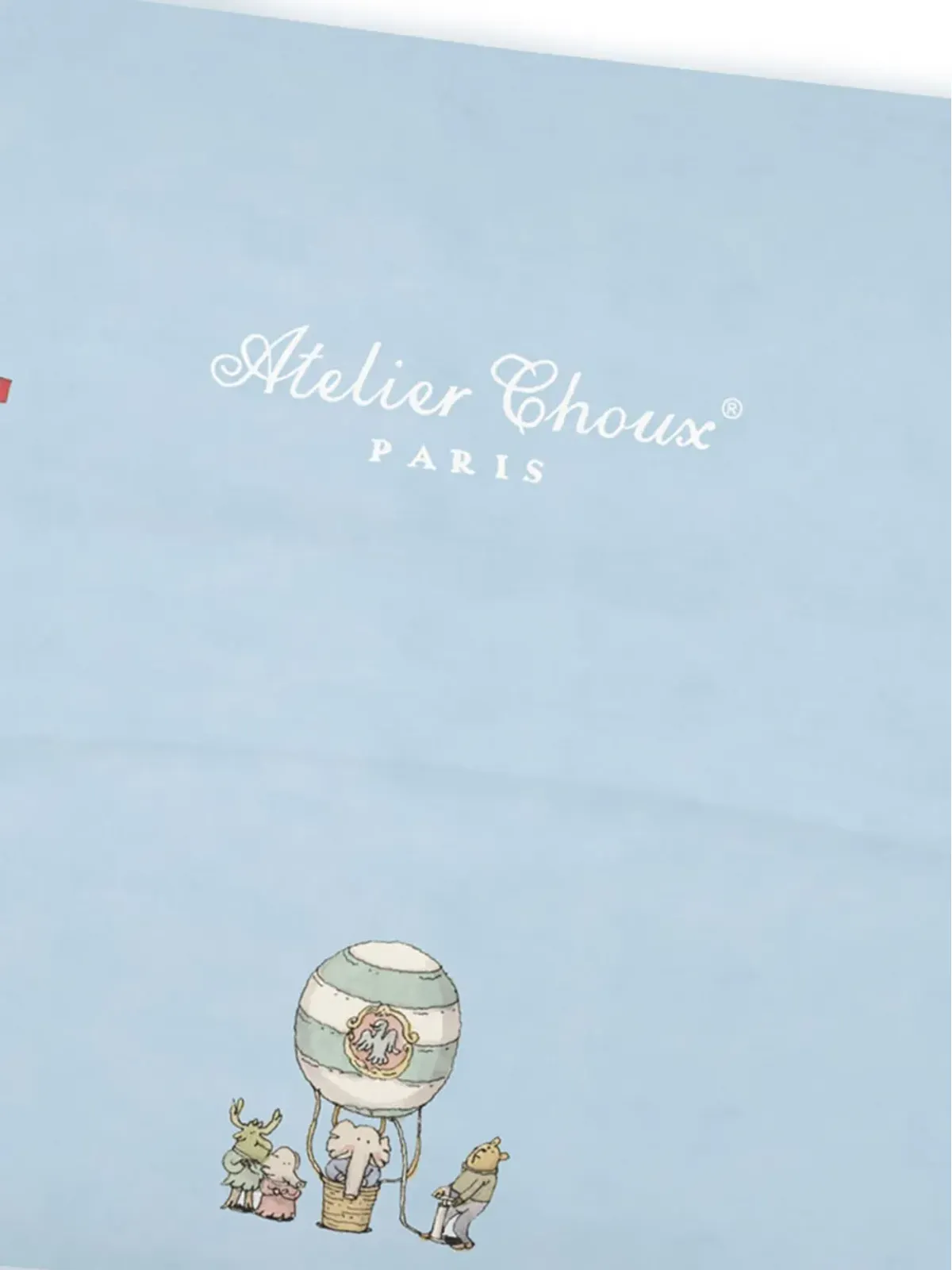 Atelier Choux パリと風船プリント枕 - 画像4