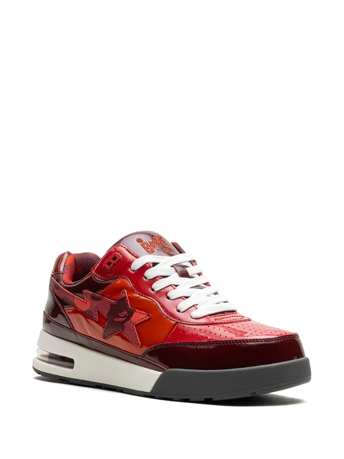 A BATHING APE® Roadsta #1 レッド スニーカー - 画像2