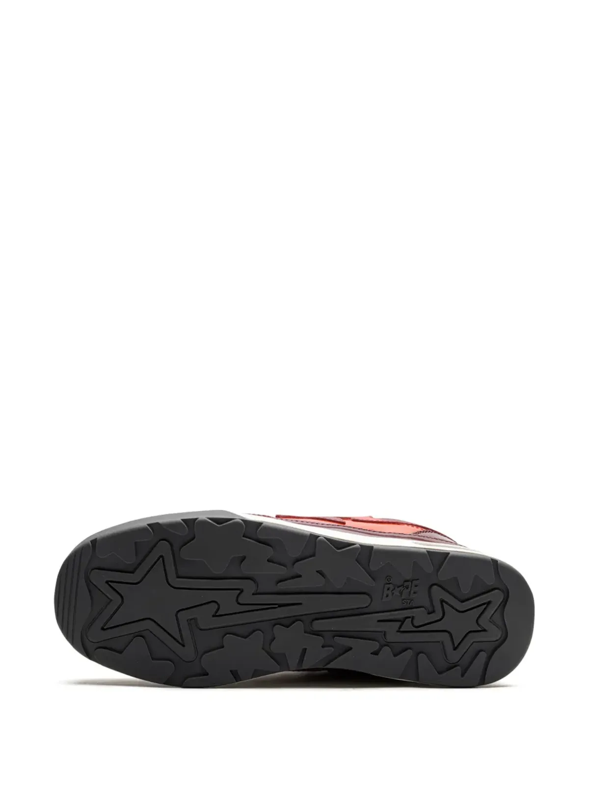 A BATHING APE® Roadsta #1 レッド スニーカー - 画像4