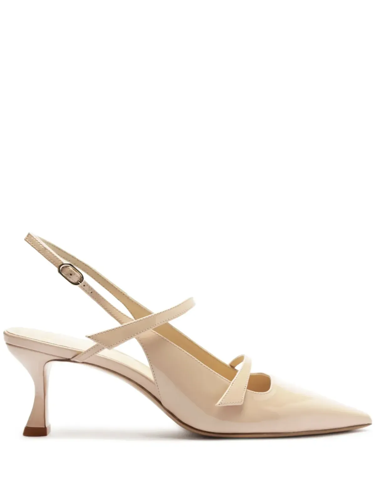 Alexandre Birman Tita 60mm スリングバックパンプス（ベージュ系） - 画像1