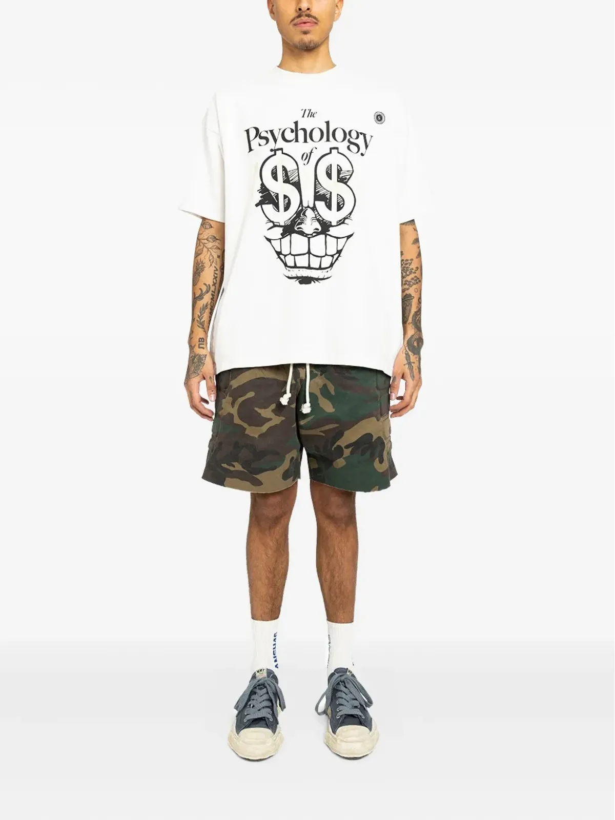 SATOSHI NAKAMOTO グラフィックプリントTシャツ - 画像2