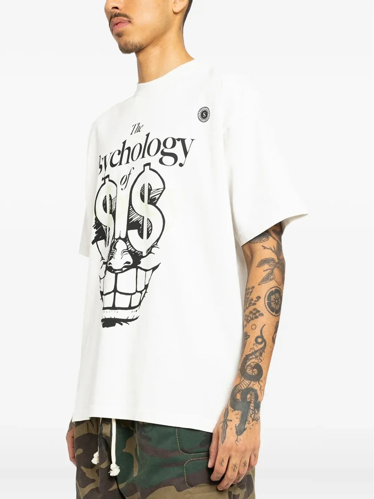 SATOSHI NAKAMOTO グラフィックプリントTシャツ - 画像3