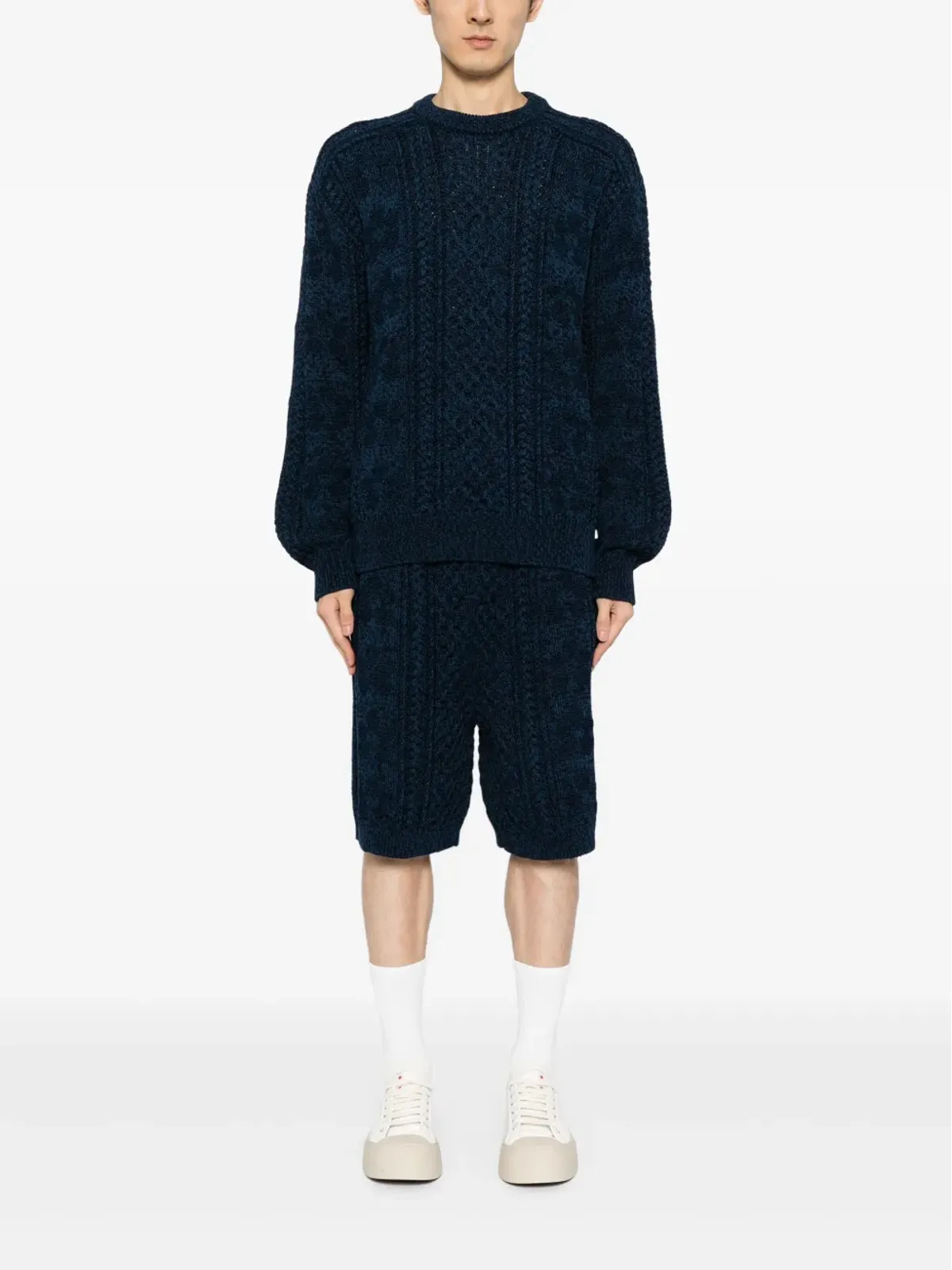Marni ニット地の膝丈ショーツ - 画像2