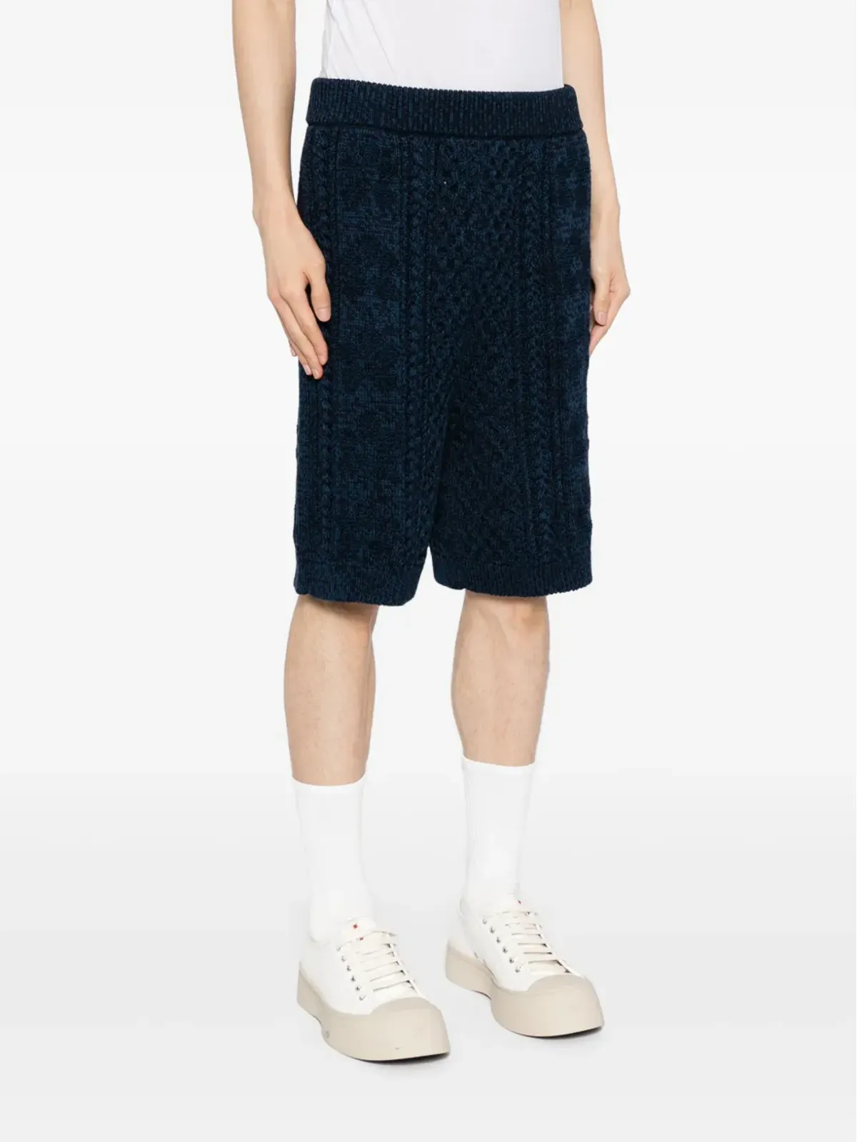 Marni ニット地の膝丈ショーツ - 画像3