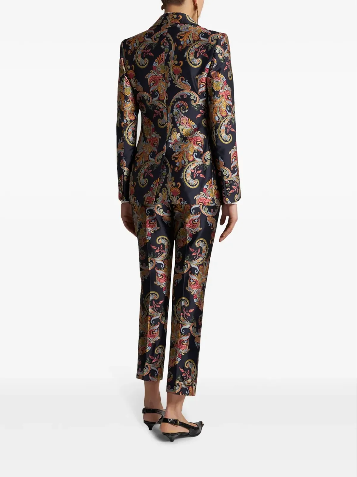 ETRO ペイズリー柄 フィルクーペ・ジャカード ジャケット - ブルー - 画像3