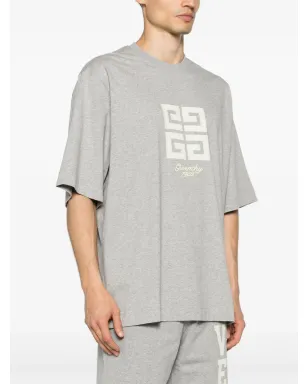 Givenchy 4Gモチーフ コットン Tシャツ - グレー - サムネイル3