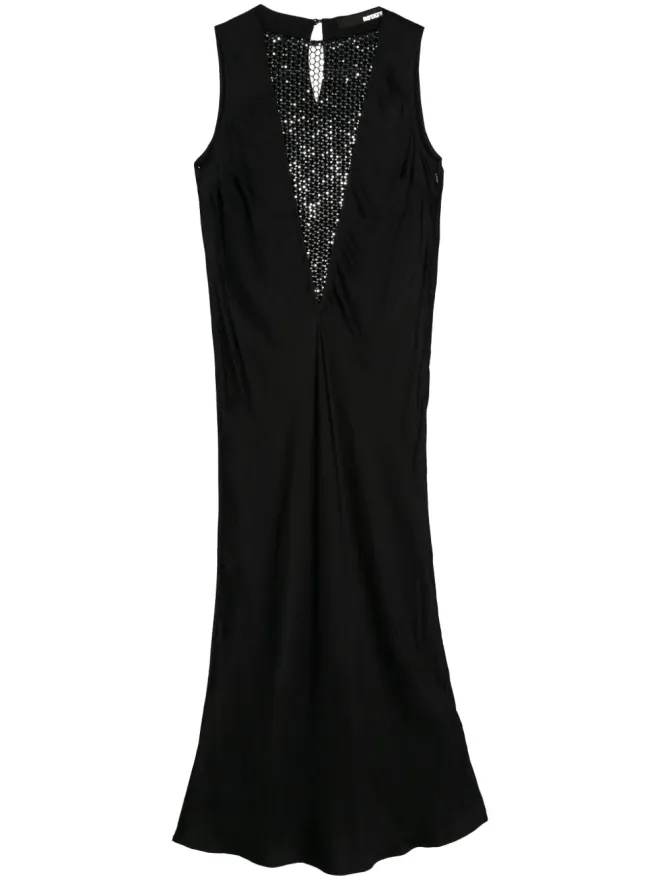 ROTATE BIRGER CHRISTENSEN ROTATE BIRGER CHRISTENSEN スパンコール装飾 サリン ミディドレス（ブラック）の商品画像