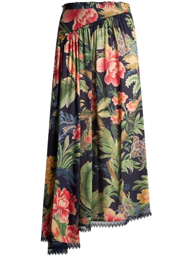 ETRO ETRO プリント ミディスカート - ブルーの商品画像