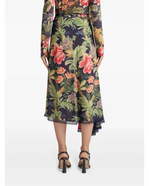 ETRO プリント ミディスカート - ブルー - サムネイル3