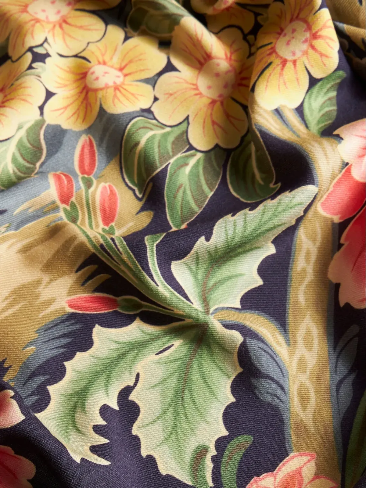 ETRO 花柄プリントツイルシャツドレス - ブルー - 画像5