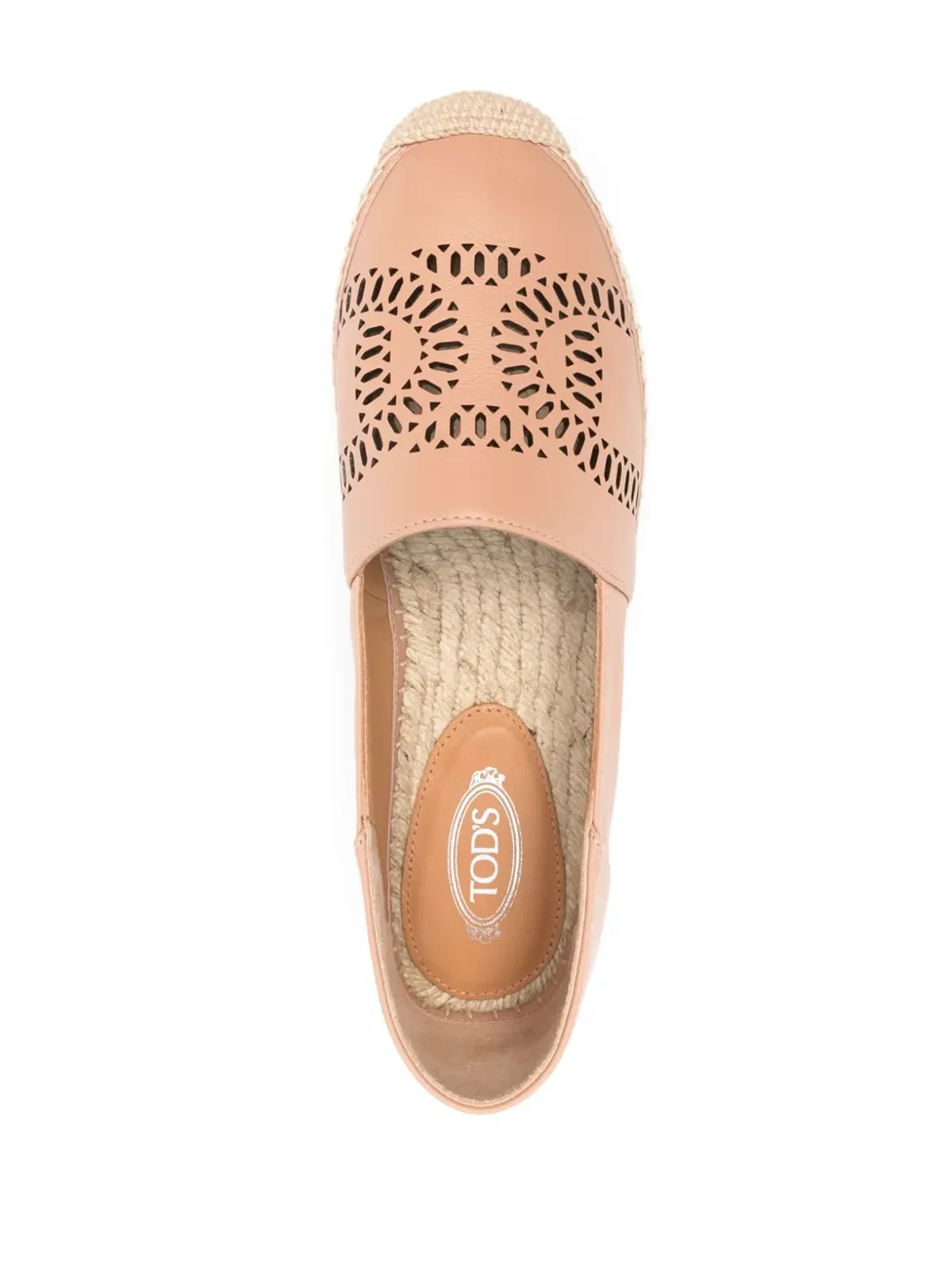 Tod's Kate レザーエスパドリーユ - ニュートラルカラー - 画像4