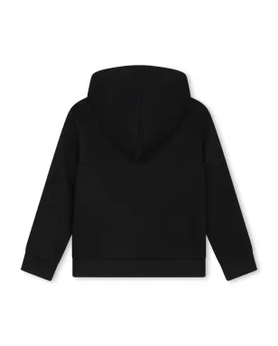 Lanvin Enfant フード付きジャケット - ブラック - サムネイル2