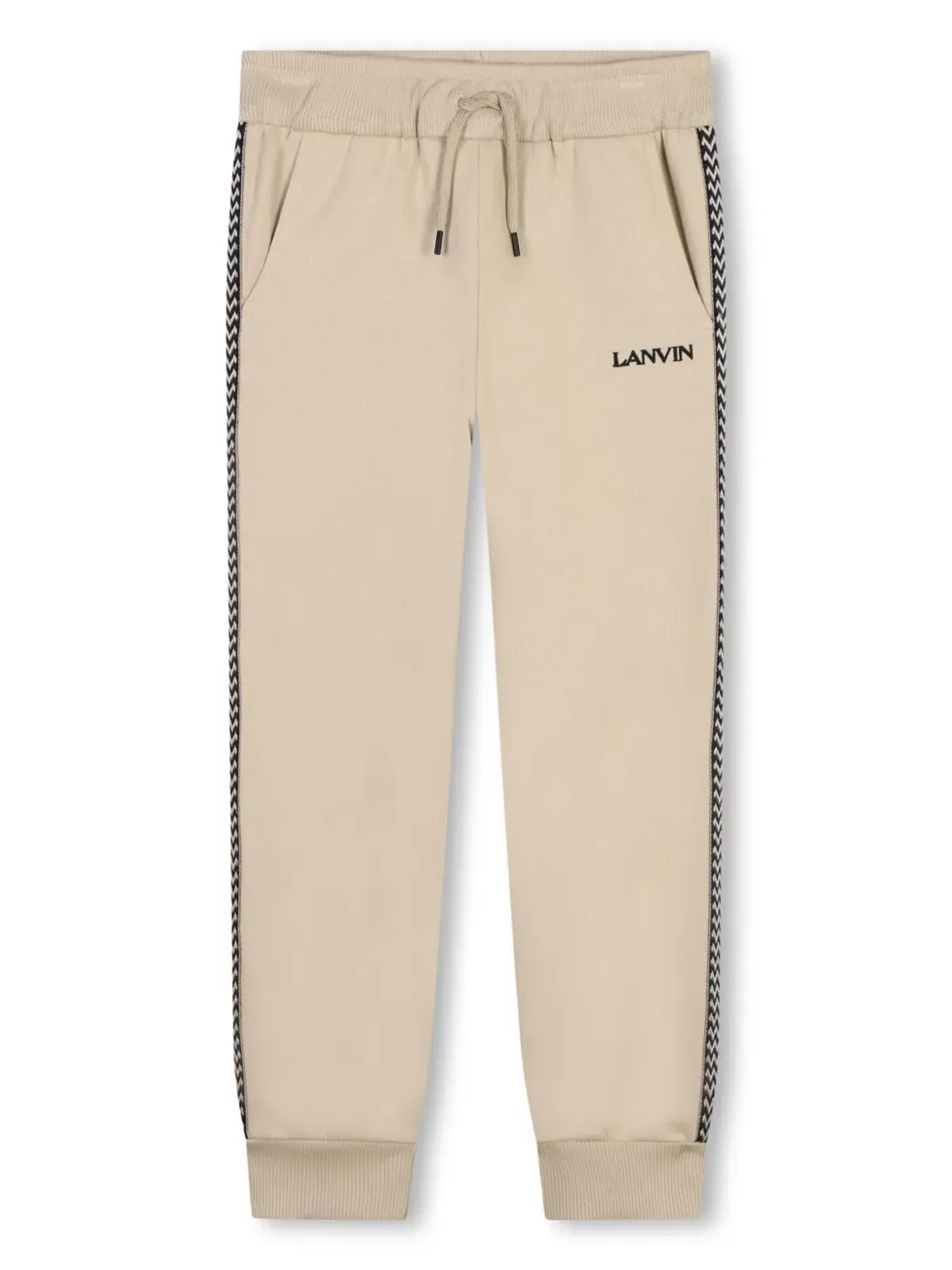 Lanvin Enfant ストライプエッジ トラックパンツ - 画像1