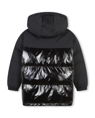 Dkny Kids ロゴプリント入りパファージャケット - サムネイル2