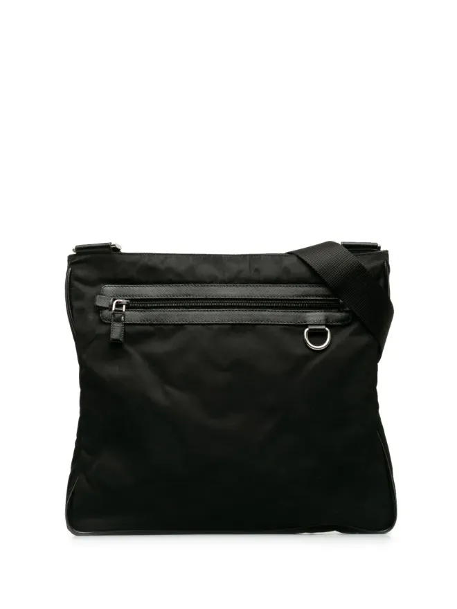 Prada Pre-Owned Prada ビンテージ 2013-2020 Tessuto クロスボディバッグ ブラックの商品画像