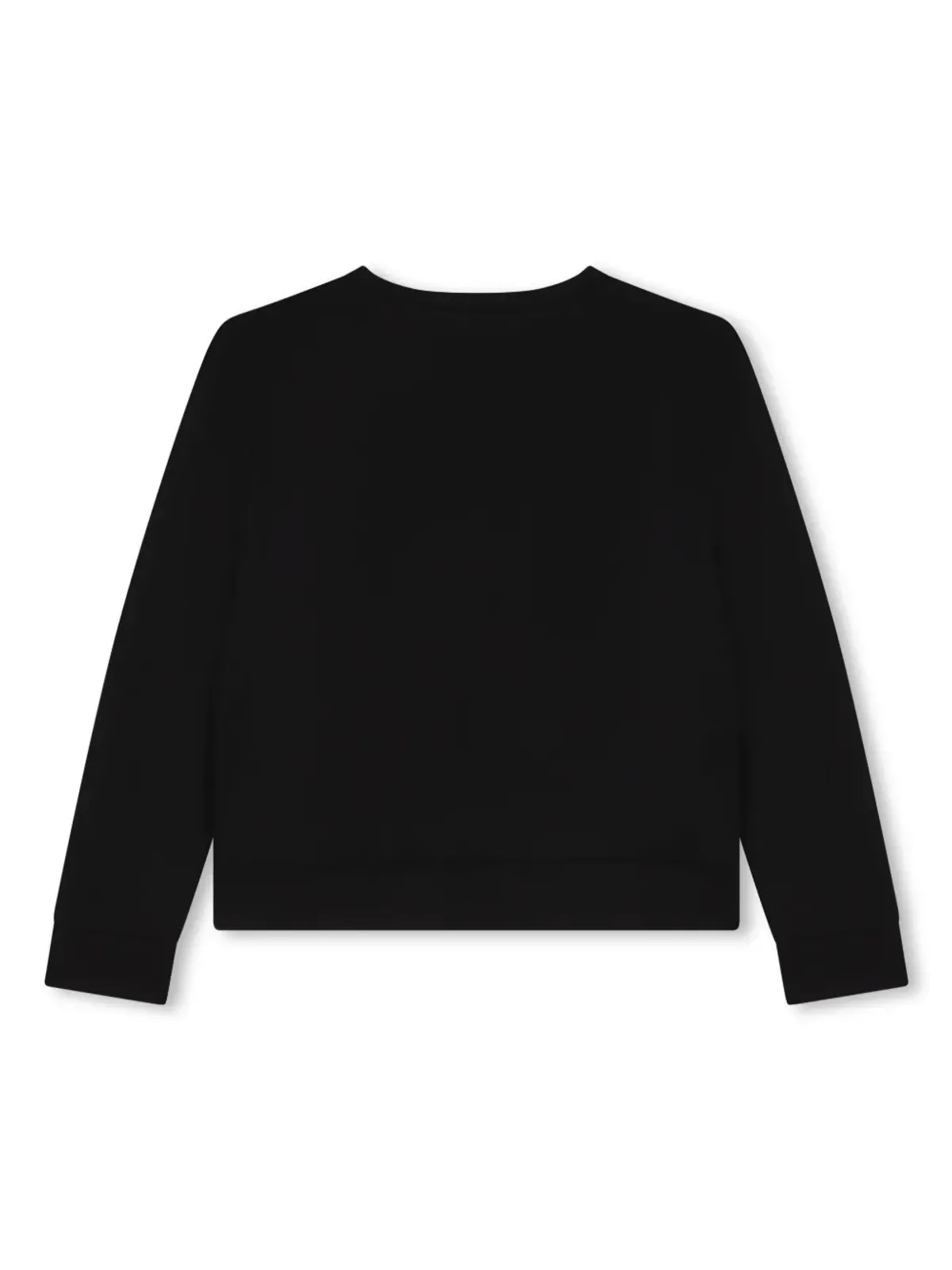 SONIA RYKIEL ENFANT ラインストーンロゴ ジャージー スウェットシャツ - ブラック - 画像2