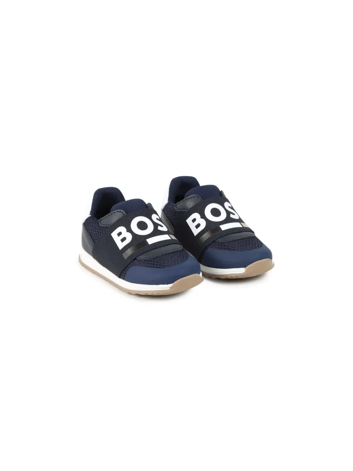 BOSS Kidswear ロゴプリント メッシュスニーカー - 画像1
