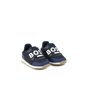 BOSS Kidswear ロゴプリント メッシュスニーカー - サムネイル1