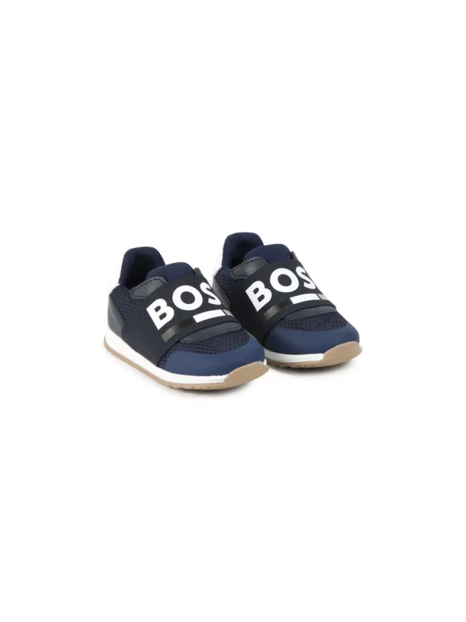 BOSS Kidswear BOSS Kidswear ロゴプリント メッシュスニーカーの商品画像