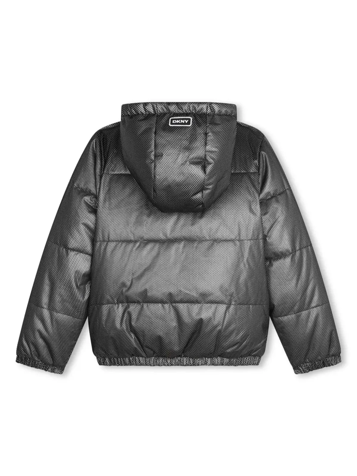 Dkny Kids ロゴプリント リバーシブル パファージャケット - 画像2