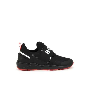 BOSS Kidswear ロゴストラップ メッシュスニーカー - サムネイル2