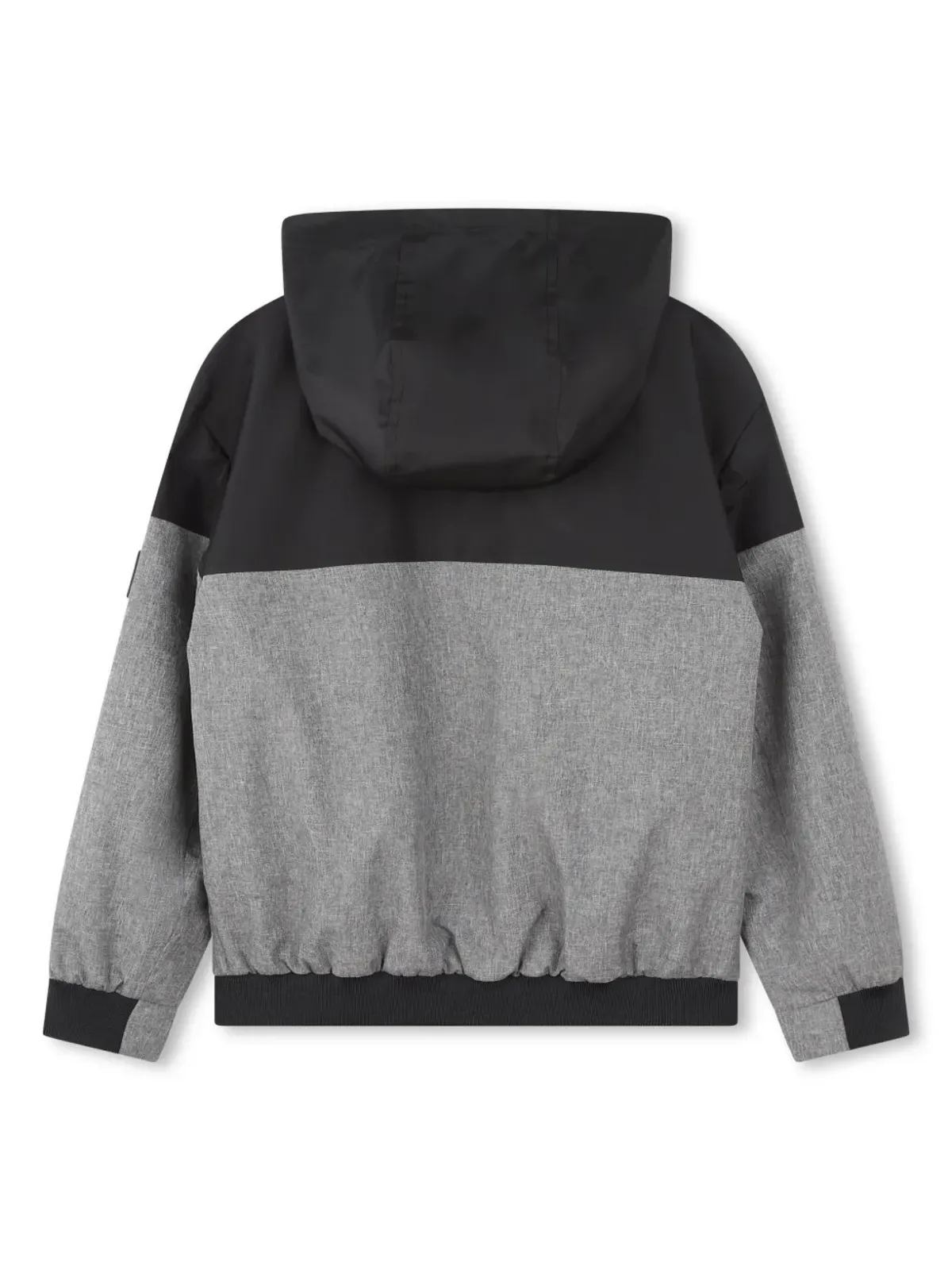 BOSS Kidswear ロゴ入りフード付きウィンドブレーカー - 画像2