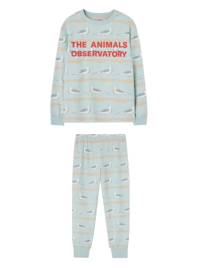 The Animals Observatory The Animals Observatory リャマプリントパジャマ - Blueの商品画像